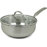Calphalon Simply Calphalon Stainless-Steel 2-Quart Chef's Pan with Lid, Collector's... by Calphalon