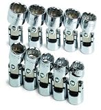 10 Piece 3/8in. Drive Metric Standard 12 Point Flex Socket Set