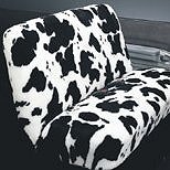 Saddleman 14751-01 Cow Fur Universal Fit Front/Rear Seat Cover