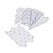 Velcro(R) Cubicle Hook Chevrons, White, Pack Of 48