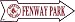 Boston Red Sox Metal Arrow Sign *