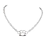 Spiked Brass Knuckles Necklace
