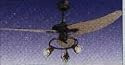 Micromark 30078 48" maine Ceiling Fan with 3 Spotlight Fitting
