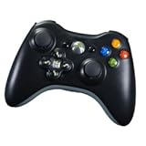 Xbox 360 Wireless Controller w/new Evil D-pad - Black