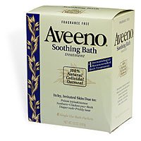 Aveeno Fragrance Free Soothing Bath Treatment, 8-Count Boxes (Pack of 3)