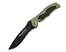 Smith and Wesson SW511 Bullseyes Curved Drop Point Blade, Army Green