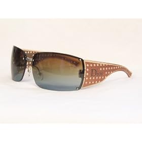 Buy New Christian Dior Quadrille F Sunglasses QHQ Ruthenium Light Brown by Christian Dior