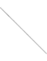 1.75 mm, Sterling Silver, Box Chain - 18 inch