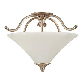 Thomas Lighting Trillium Burnished Bronze Semi-Flush Ceiling Light from Thomas Lighting
