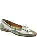 Nickles Women's 'Tangle' Leather/Canvas Flat 8M Mandarin