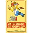 Simpsons Can't Get Enough Duff Keychain