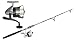 Quantum Trophy SW Spin Combo QT60 Reel W/7' 2pc rod w/Line - Zebco QT670A, Fishing Rod &amp; Reel Combos