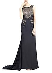 Cocktail Beaded Jeweled Sleeveless Mermaid Satin/Silk Homecoming Dress/Prom Dress/Wedding Party Dress 