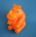 Figur Nashorn orange mit Beleuchtung Trafo für Innenbereich