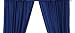 Bright Blue Jersey 82X84 Drapes