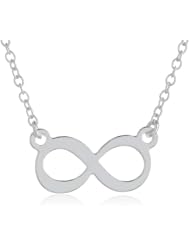 Kris Nations Infinity Sign Cutout Overlay Necklace, 18"