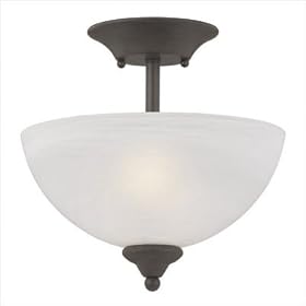 Tahoe Semi Flush Mount in Painted Bronze - Energy Star by Thomas Lighting
