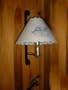 Wall Lamp Scroll Top-Wrought Iron Amish Made w/o shade