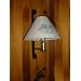 Wall Lamp Scroll Top-Wrought Iron Amish Made