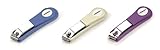 Tweezerman Deluxe Stainless Steel Toenail Clipper, Assorted Colors