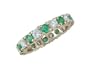Portico 14K Emerald and Diamond Eternity Ring