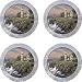 THOMAS KINKADE 4 Stone COASTERS VICTORIAN LIGHTHOUSE New