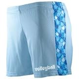 Fit2Win Light Blue Polka Dot Shorts Volleyball Shorts
