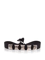 LES INTERCHANGEABLES Pulsera Pyramide Strassée