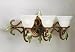 Kitchen & Housewares : 3 Light bath, Burnished Sage finish, Alabaster Gl