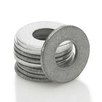 Aluminum 3003-H14 Flat Washer #6, 3/8 OD x 9/64  ID x .016 Thick