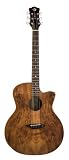 Luna GYPSPALT Gypsy Spalt Acoustic Guitar