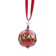 Handmade Murano Pendant - Peacock Red