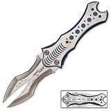Devil Ray - Couteau pliant 2 lames - Tom Anderson design - Clip ceinture - TA-24BL