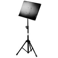 On-Stage SM7211 Professional Folding Orchestral Music Stand, Black