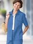 Petite Acorn Harbor Breeze Camp Shirt
