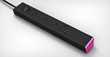 KBAR 3 AC Outlet with Dual 2.1A USB Charger (Black + Pink)