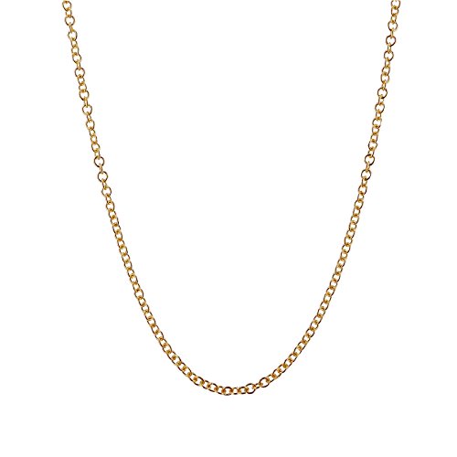ROLLER CHAIN 14K ROSE GOLD - 18.0" (1.10gms.)