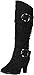 Anna Nb200-04 Women's Winkle Shaft Chunky Heel Boots