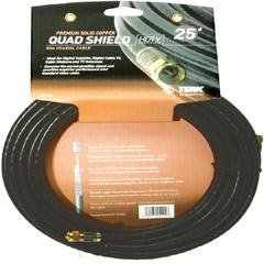 RG6 Premium Solid Copper Quadshield Coaxial Cable