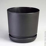 Duraco #FDM6-32711 6x6 Black Planter/Saucer
