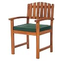 Green Teak Dining Chair Cushion