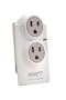 Monster Home Series LCD PowerProtect, 2 outlets, White (HS MP AVFL200)