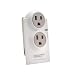 Monster Home Series LCD PowerProtect, 2 outlets, White (HS MP AVFL200)