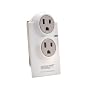 Monster Home Series LCD PowerProtect, 2 outlets, White (HS MP AVFL200)