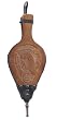 UniFlame C-6717 Hand Carved Bellow, Dark Stained 17 1/2" L