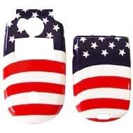American Flag - Motorola V400 V505 Faceplate Cell Phone Cover - V400 V505 Cell Phone Front... by Motorola