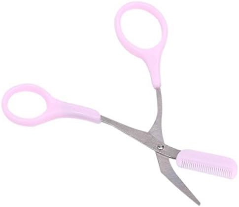 YAOCAN Women Eyebrow Trimmer Eyelash Shaver Clips Scissors Grooming