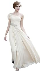 Crystal Lace Open-Back Beaded Crystals Applique Cap Sleeves Chiffon/Taffeta/Tulle Evening Dress 