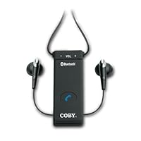 Coby Bluetooth Wireless Stereo Earphones with Dongle CVE162 (Black)