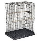 MidWest Black E-Coat Finish Small/Medium Parrot Cage (36L x 24W x 48H ( in inches ))
